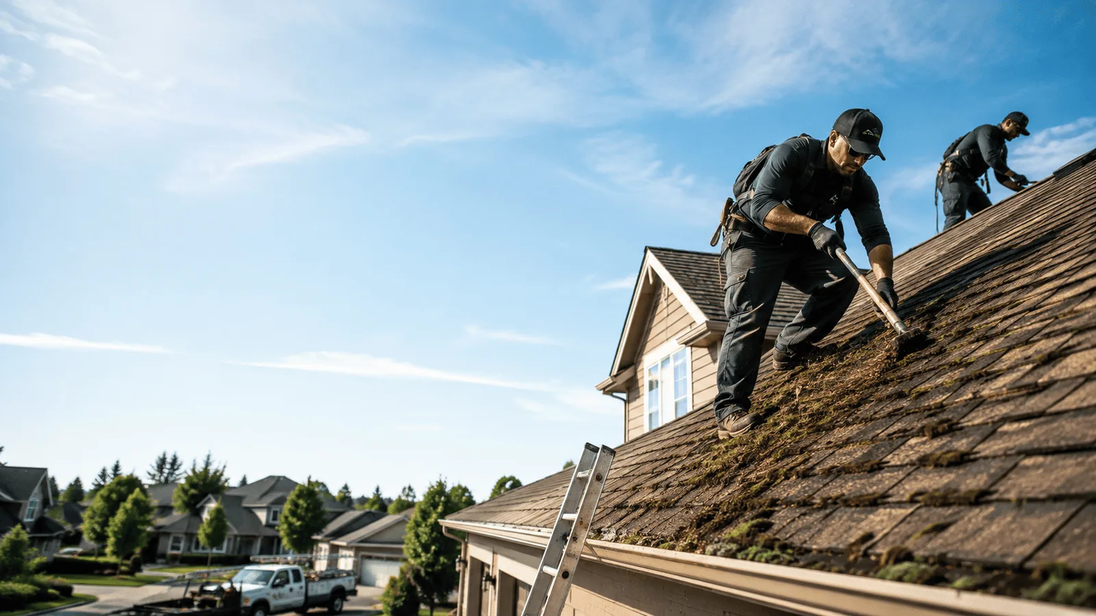 Roof Moss Removal in Crystal Spring, PA near me